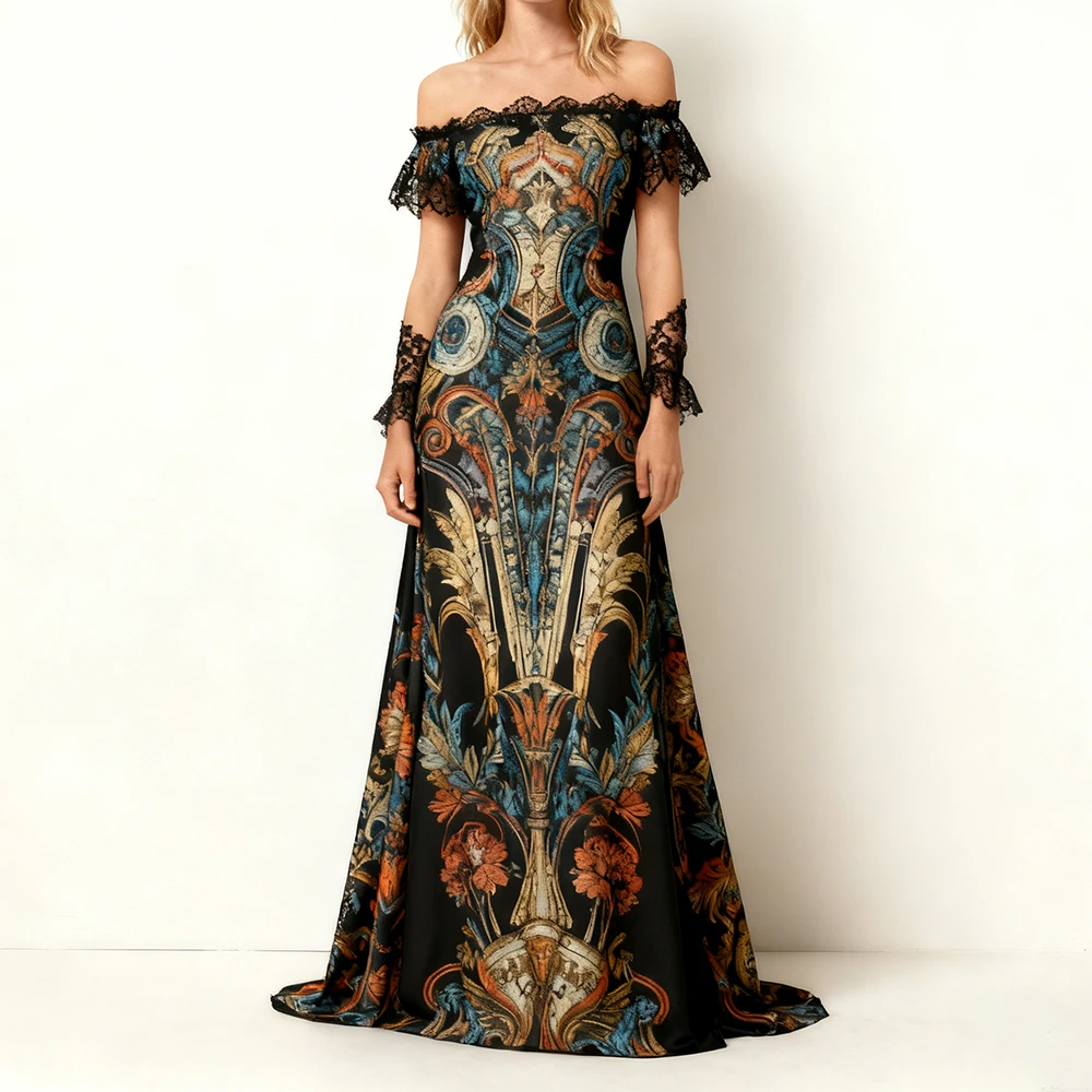 Y2K Made China Small Orders Floor Length Dresses