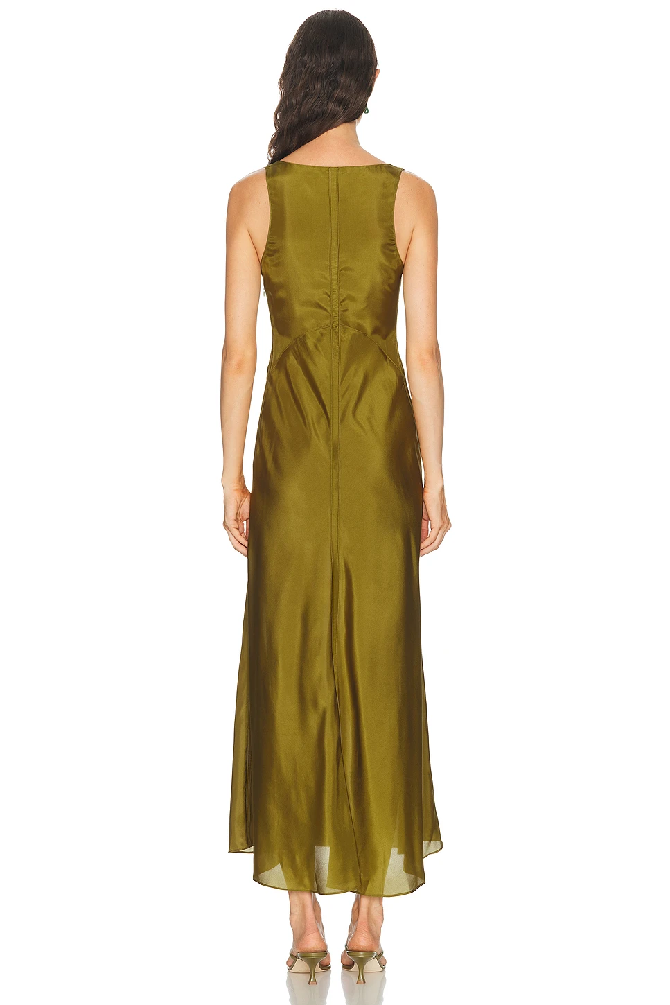 Silk Satin Maxi Dress