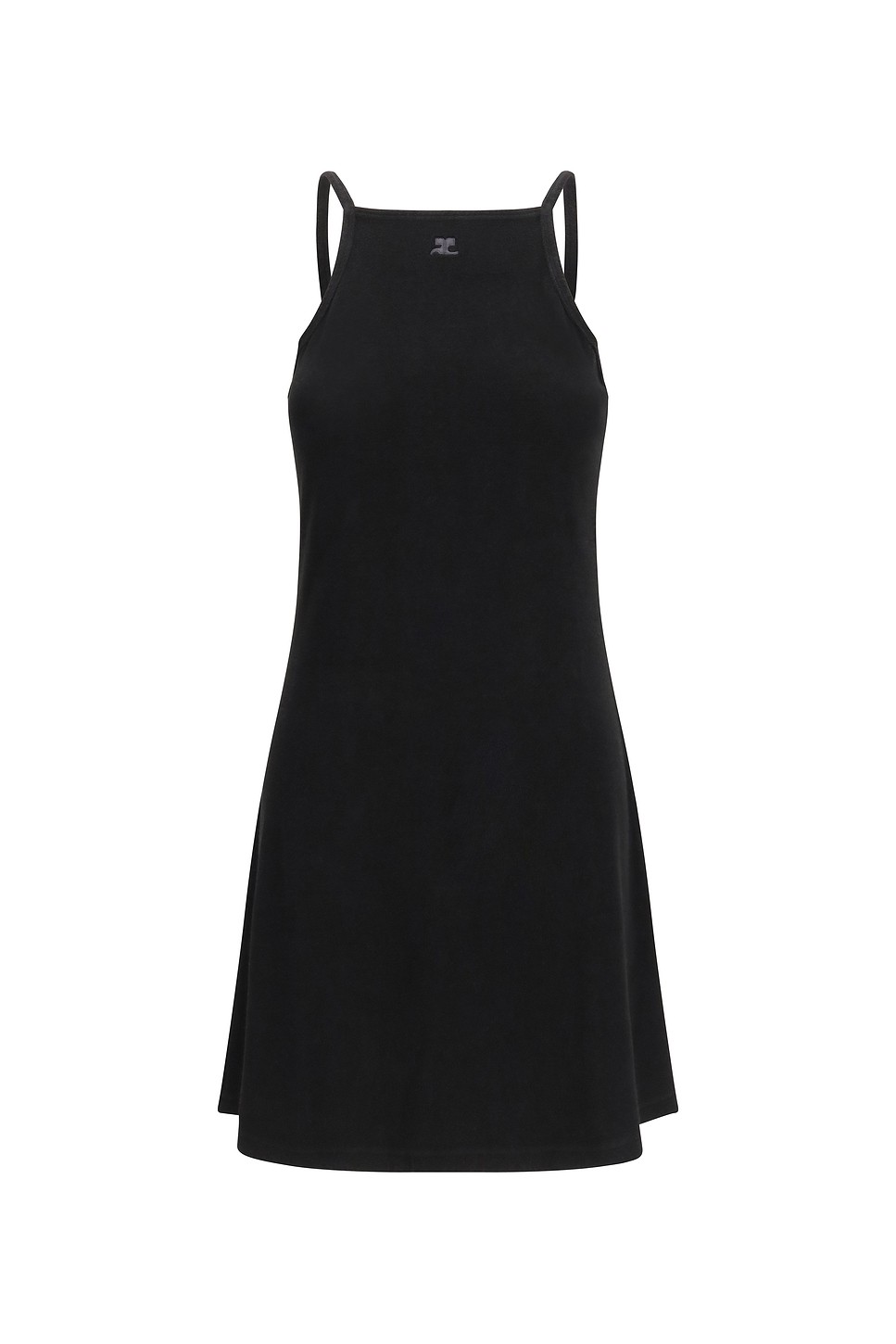 Courreges Logo Viscose Dress - Viscose Polyamide Dress for OEM