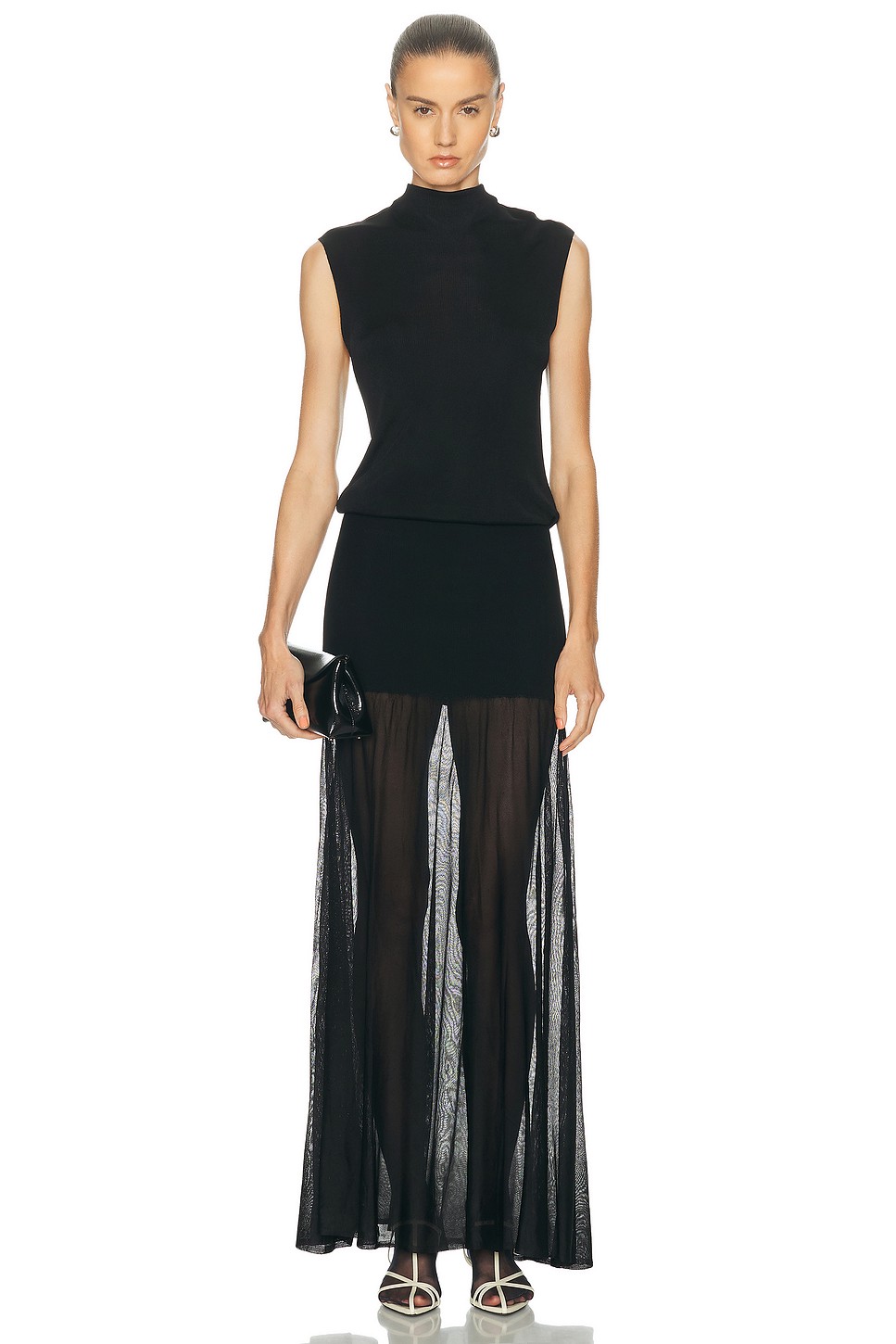 Charmain Blouson Viscose Maxi Dress - Easy Fit Long Dress for OEM