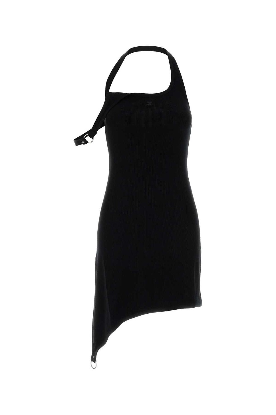 Courreges Halter Viscose Blend Dress - Italian Made Designer Dress for OEM