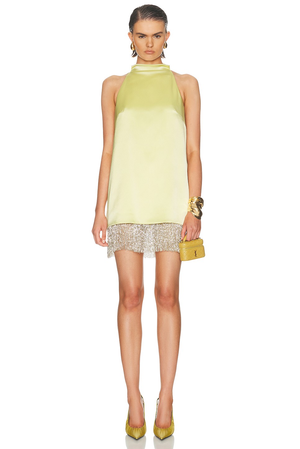 Daniella Rhinestone Fringe Cocktail Dress - Embellished Cocktail Dress for OEM