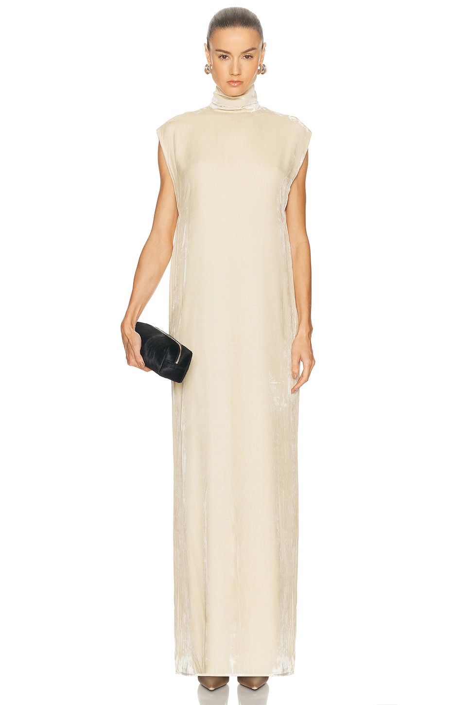 Lily Silk Viscose Velvet Maxi - Velvet Maxi for OEM