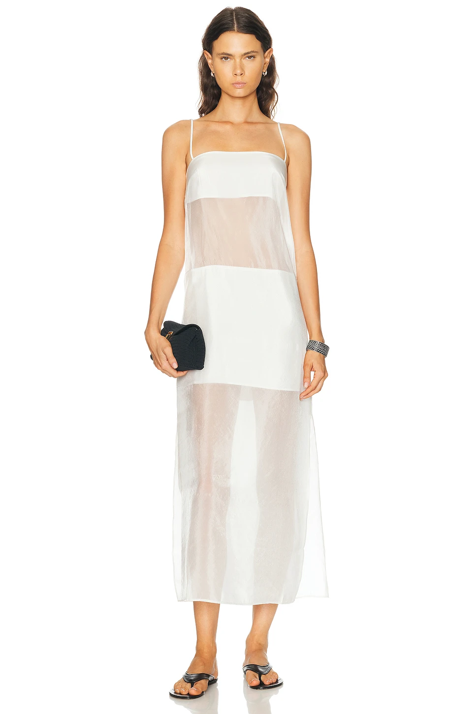 Silk Chiffon Maxi Dress