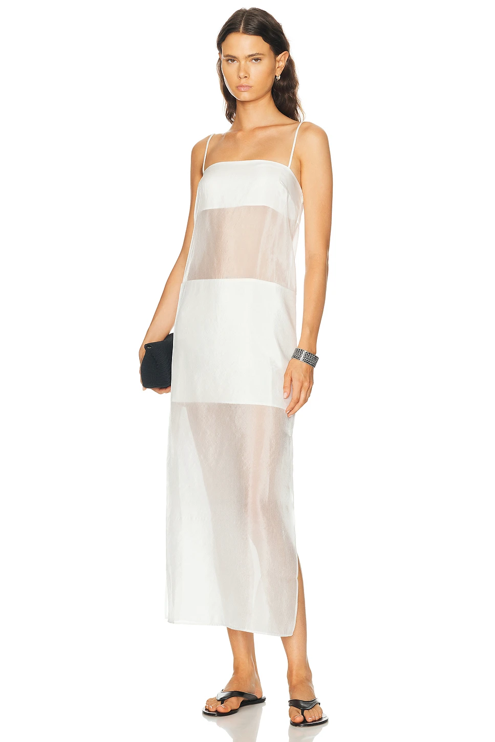 Silk Chiffon Maxi Dress