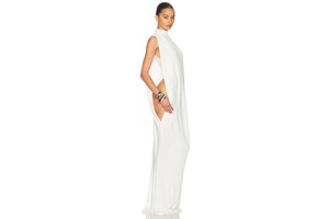 Katerina Cut-Out Jersey Gown - Detachable Bodysuit Gown for OEM