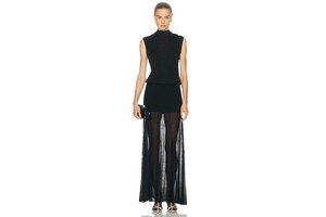 Charmain Blouson Viscose Maxi Dress - Easy Fit Long Dress for OEM