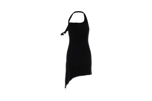 Courreges Halter Viscose Blend Dress - Italian Made Designer Dress for OEM