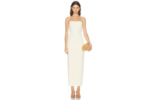 Dani Open Back Crepe Maxi Dress - Fully Lined Polyester Dress for OEM