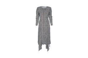 Python Print Midi Dress - Italian Made Designer Dress for OEM Development