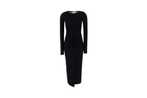 Stretch Modal Knit Midi Dress - Soft Jersey Column Dress for OEM Development
