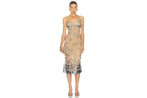 Diamond Dust Sequin Slip Dress - Detachable Lining Dress for OEM