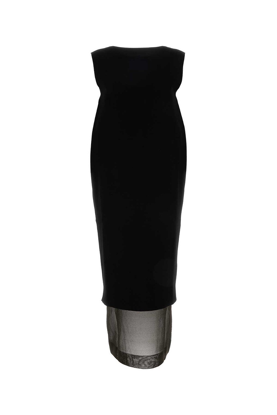 Black Viscose Blend Dress - Viscose Blend Dress for OEM