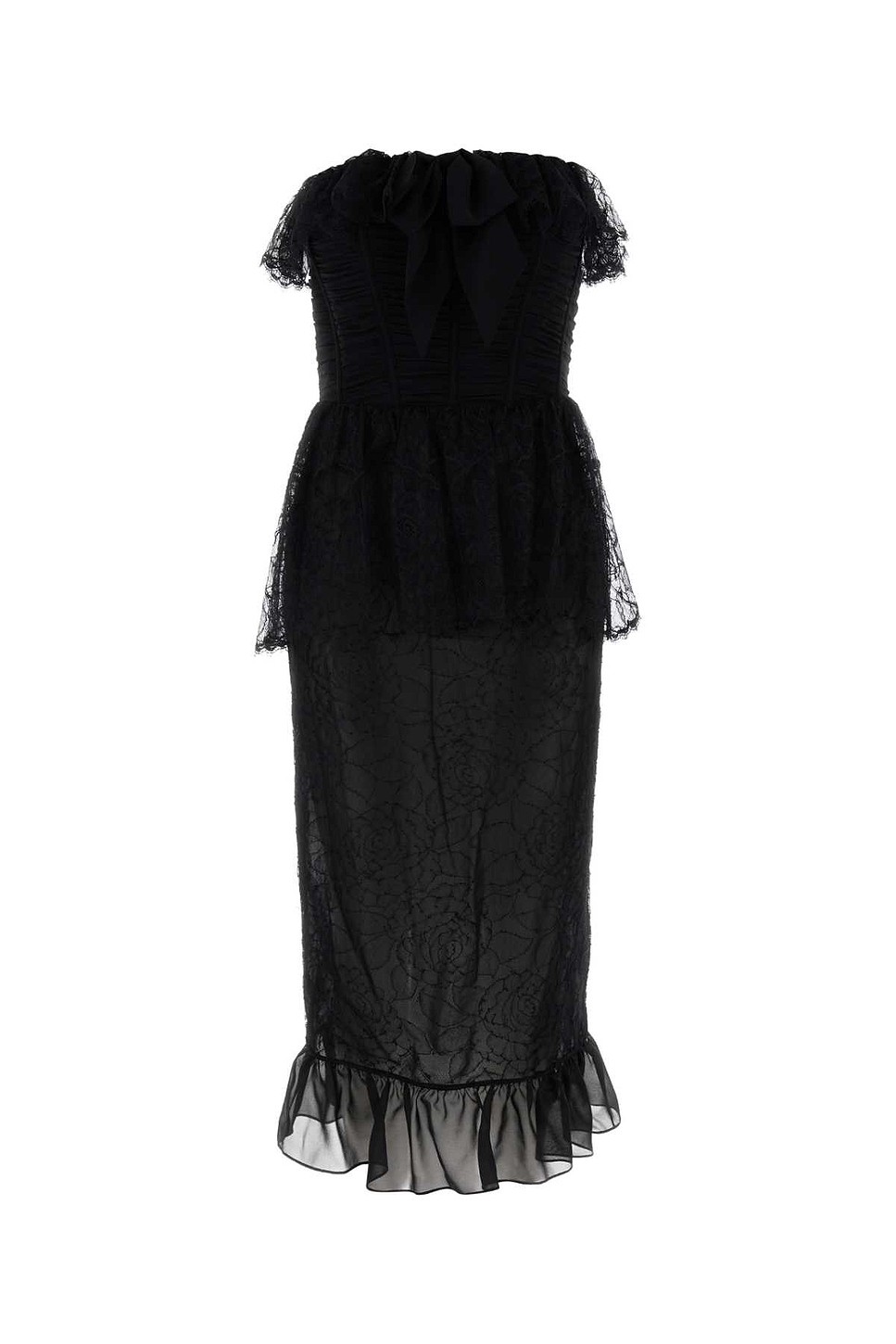 Black Lace Midi Dress - Black Lace Dress for OEM
