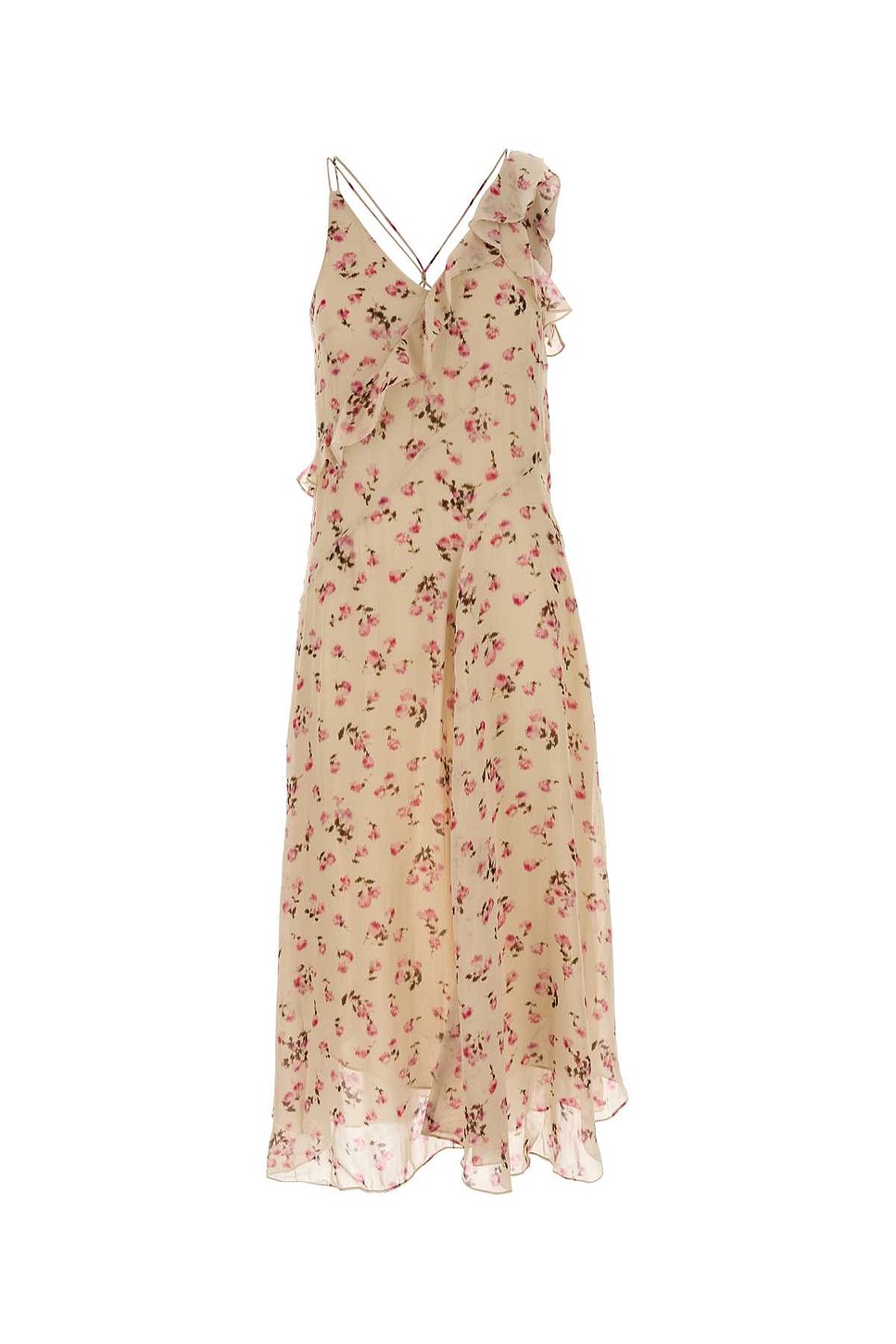 Floral Viscose Printed Dress - Printed Viscose Dress for OEM
