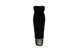 Black Viscose Blend Dress - Viscose Blend Dress for OEM