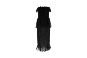 Black Lace Midi Dress - Black Lace Dress for OEM