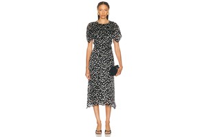 Viscose Silk Midi with Silk Lining - Printed Silk Blend Dress for OEM