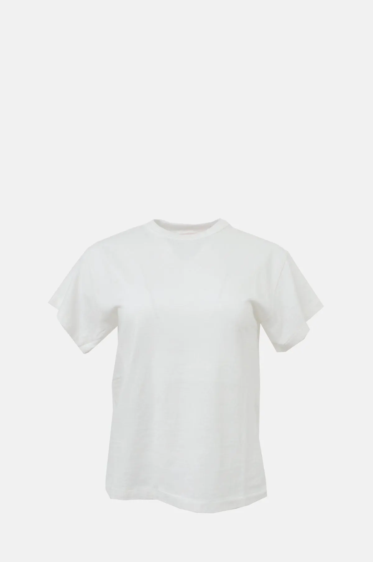 Off White Recycled Cotton Tee - 260gsm Seamless Tubular Knit for OEM