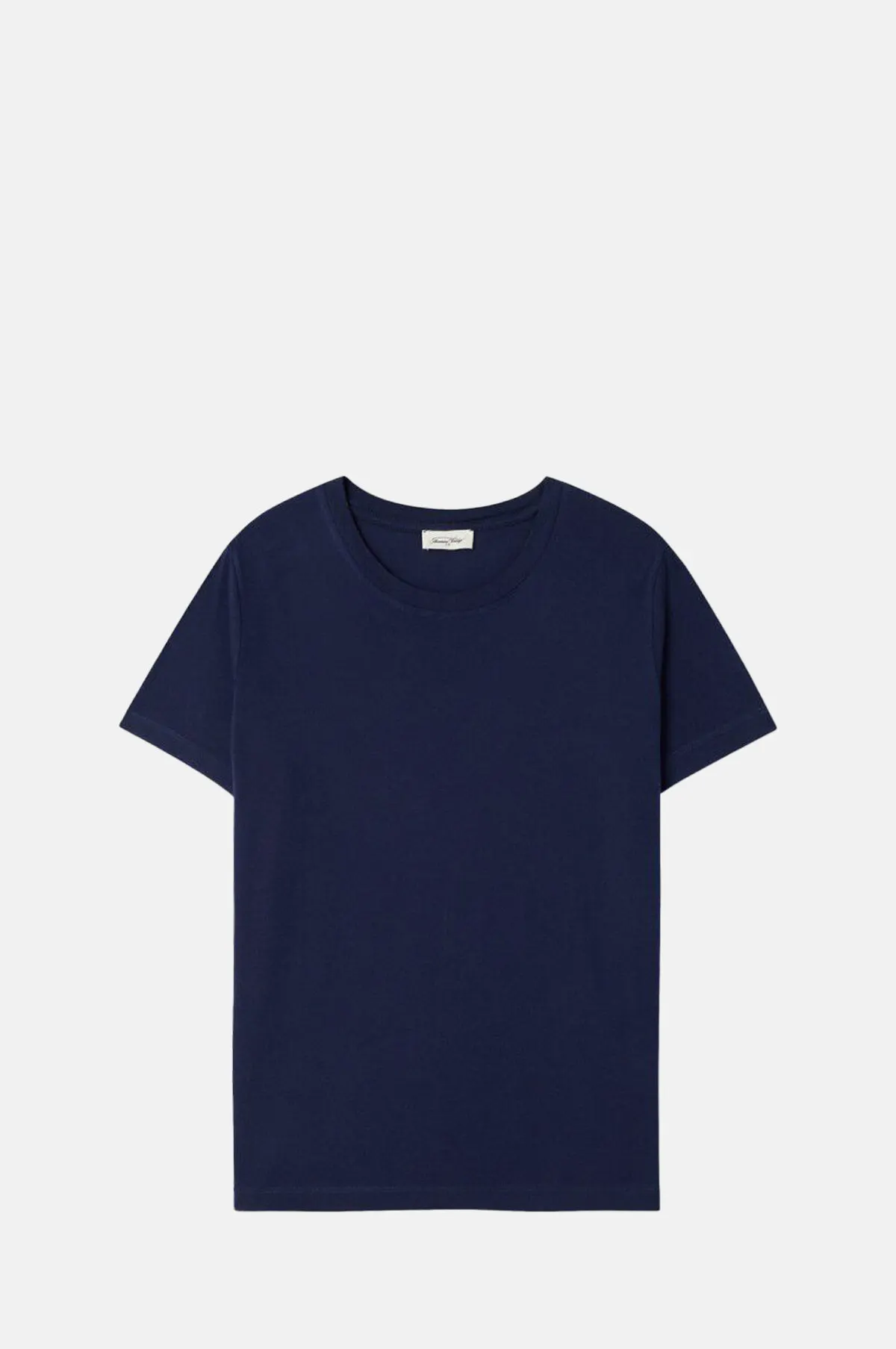 Navy Cotton Relaxed Fit Tee - Short Sleeve Round Neck for OEM