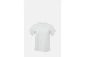 Off White Recycled Cotton Tee - 260gsm Seamless Tubular Knit for OEM