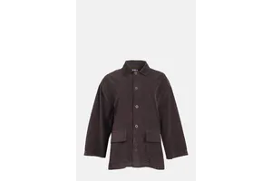 Brown Cotton Corduroy Jacket - Patch Pocket Workwear Jacket for OEM