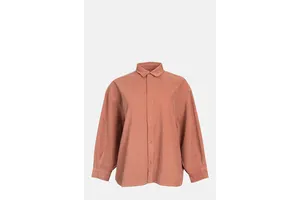 Dusky Pink Corduroy Shirt - Cropped Relaxed Overshirt for OEM