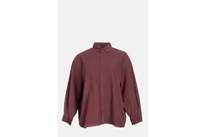 Grape Corduroy Cropped Shirt - Dropped Shoulder Overshirt for OEM