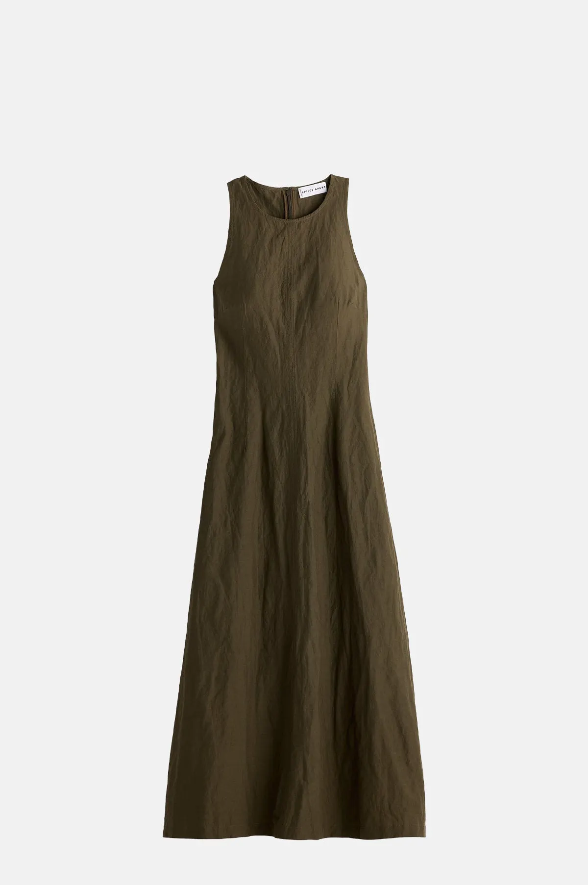 Sculpted Crinkle Sleeveless Maxi Dress - OEM