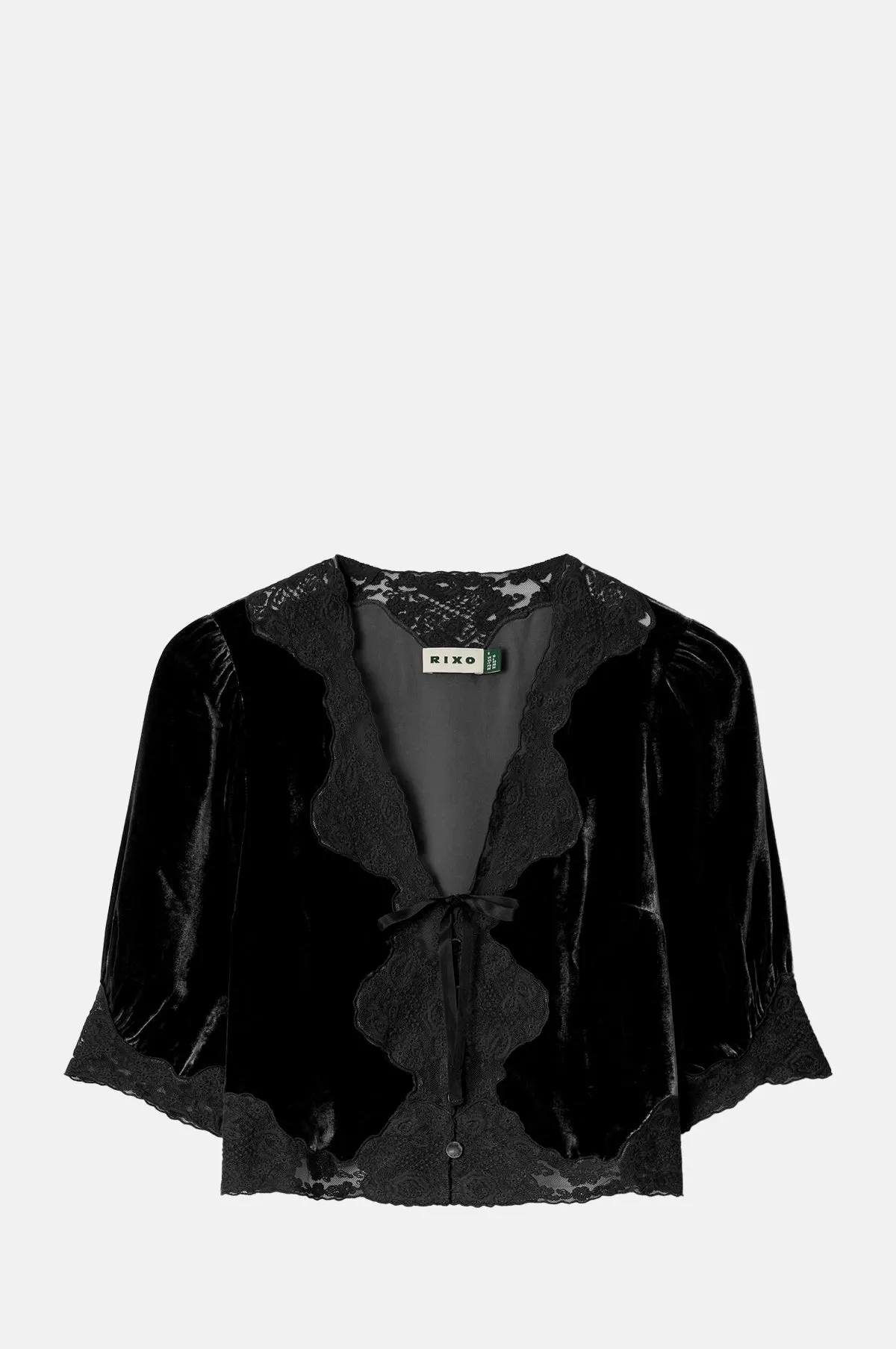 Silk Velvet Cropped Top - OEM
