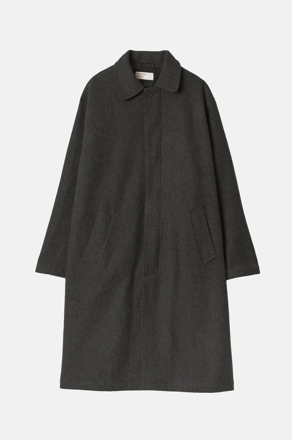 Grey Marl Wool Blend Mac Coat - OEM