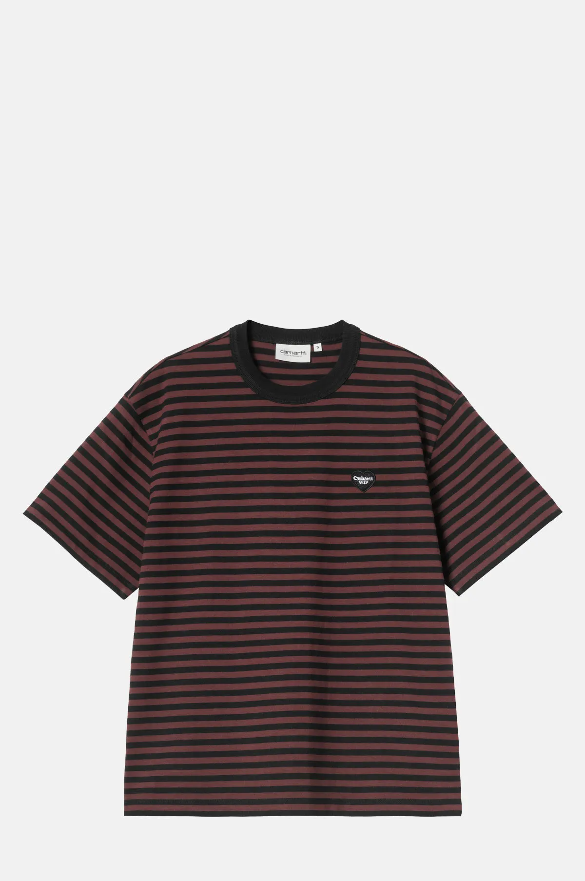 Black Amarone Striped Cotton Jersey T-Shirt - OEM
