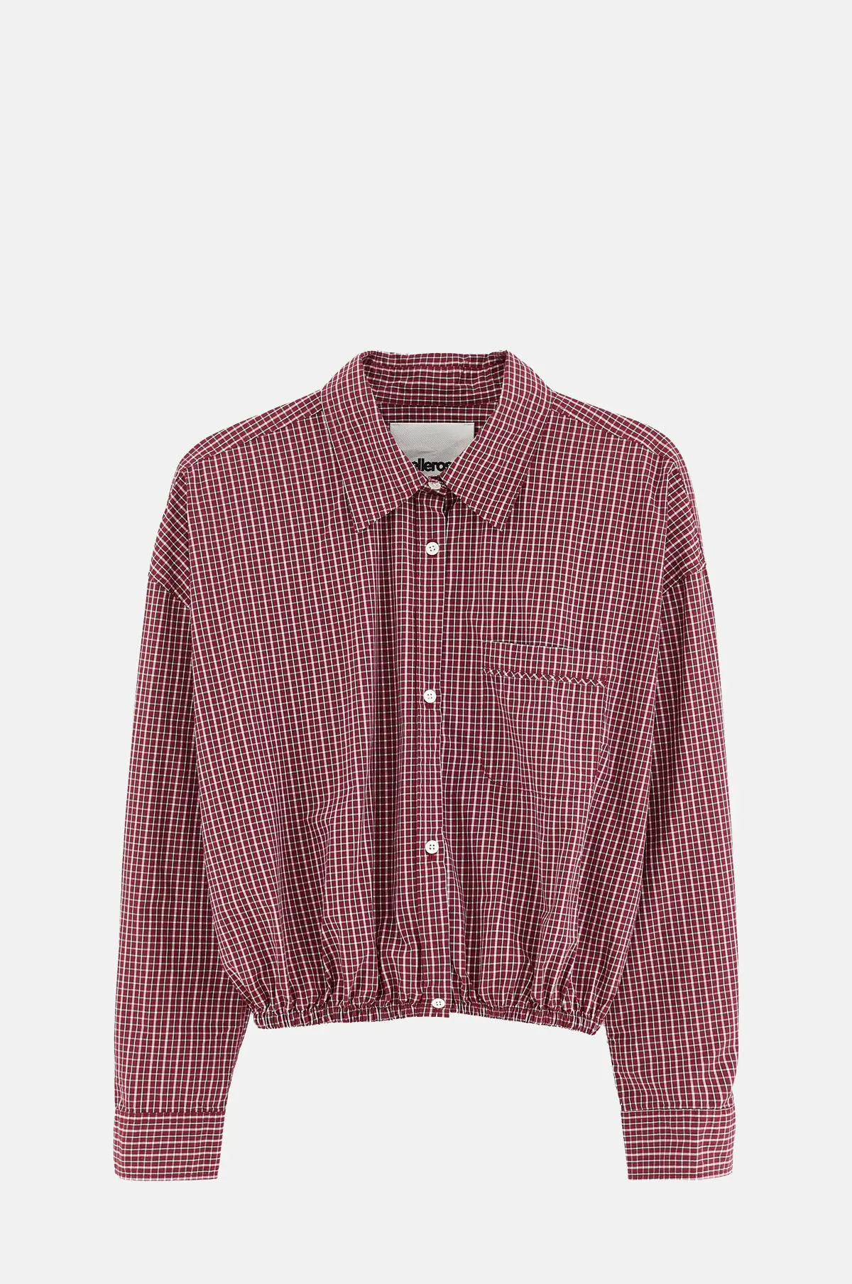 Elasticated Waist Cotton Poplin Check Shirt - OEM
