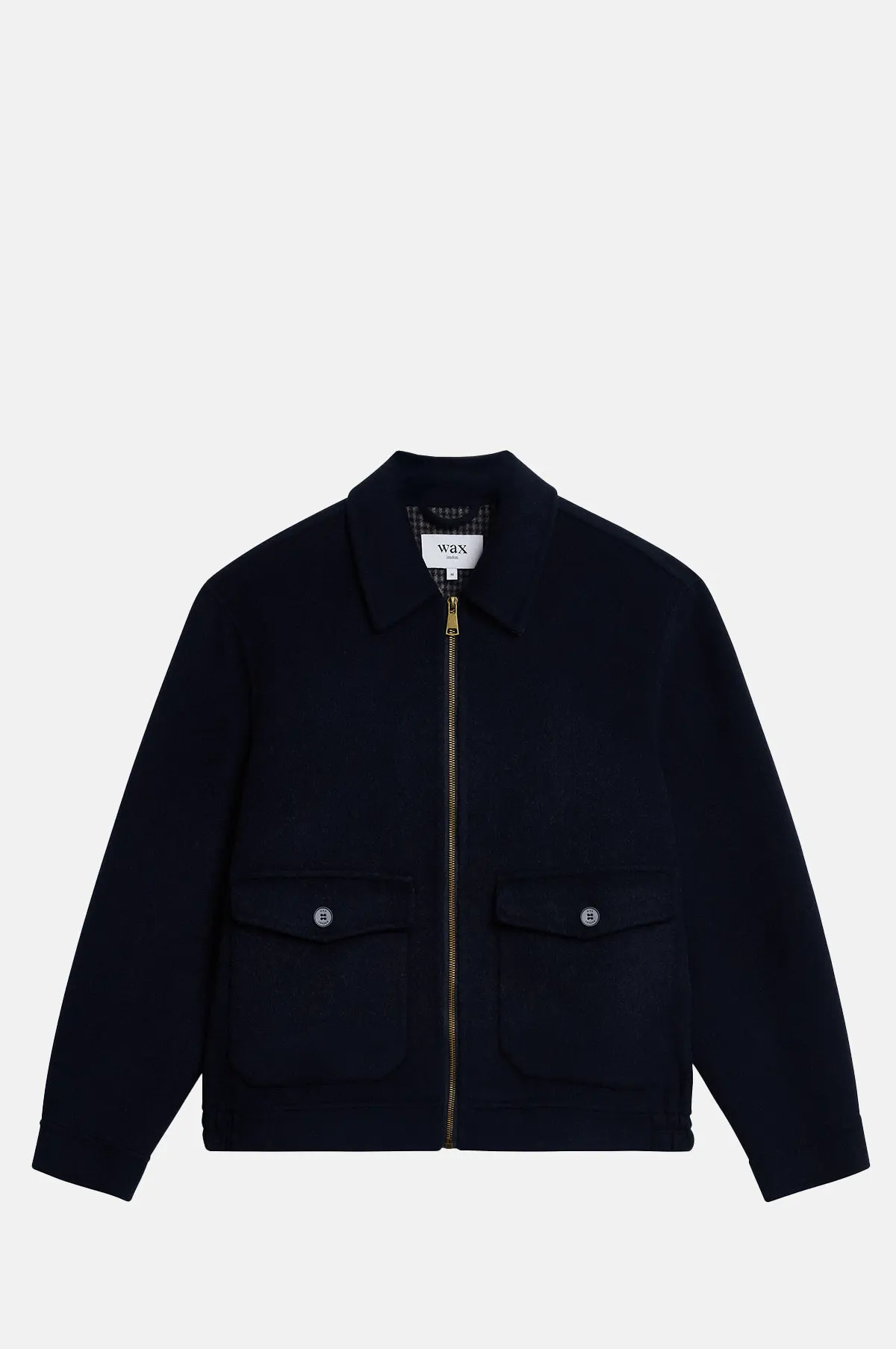 Double Faced Wool Blend Aviator Jacket - OEM