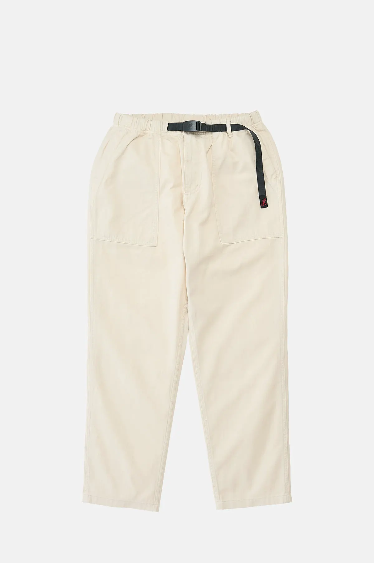 Greige Loose Tapered Cotton Twill Pant - OEM