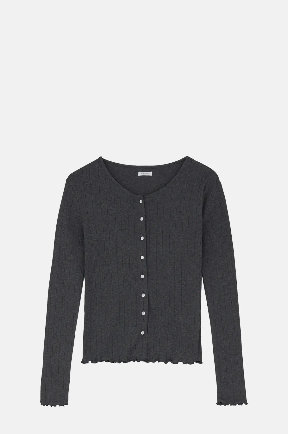 Organic Cotton Pointelle Cardigan - OEM