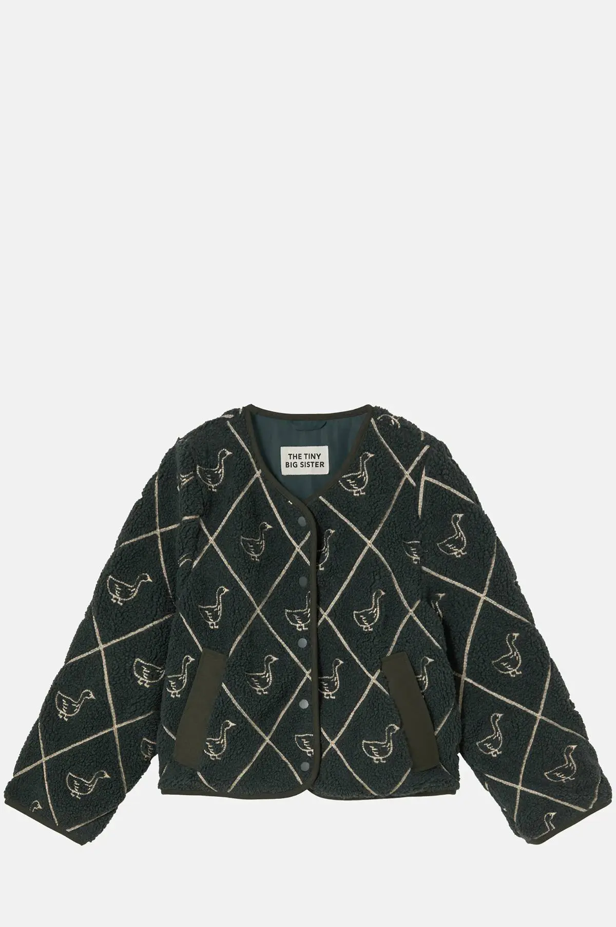 Sherpa Jacket with Geese Embroidery - OEM