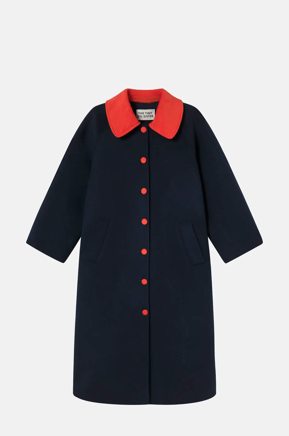 Long Pure Wool Coat - OEM