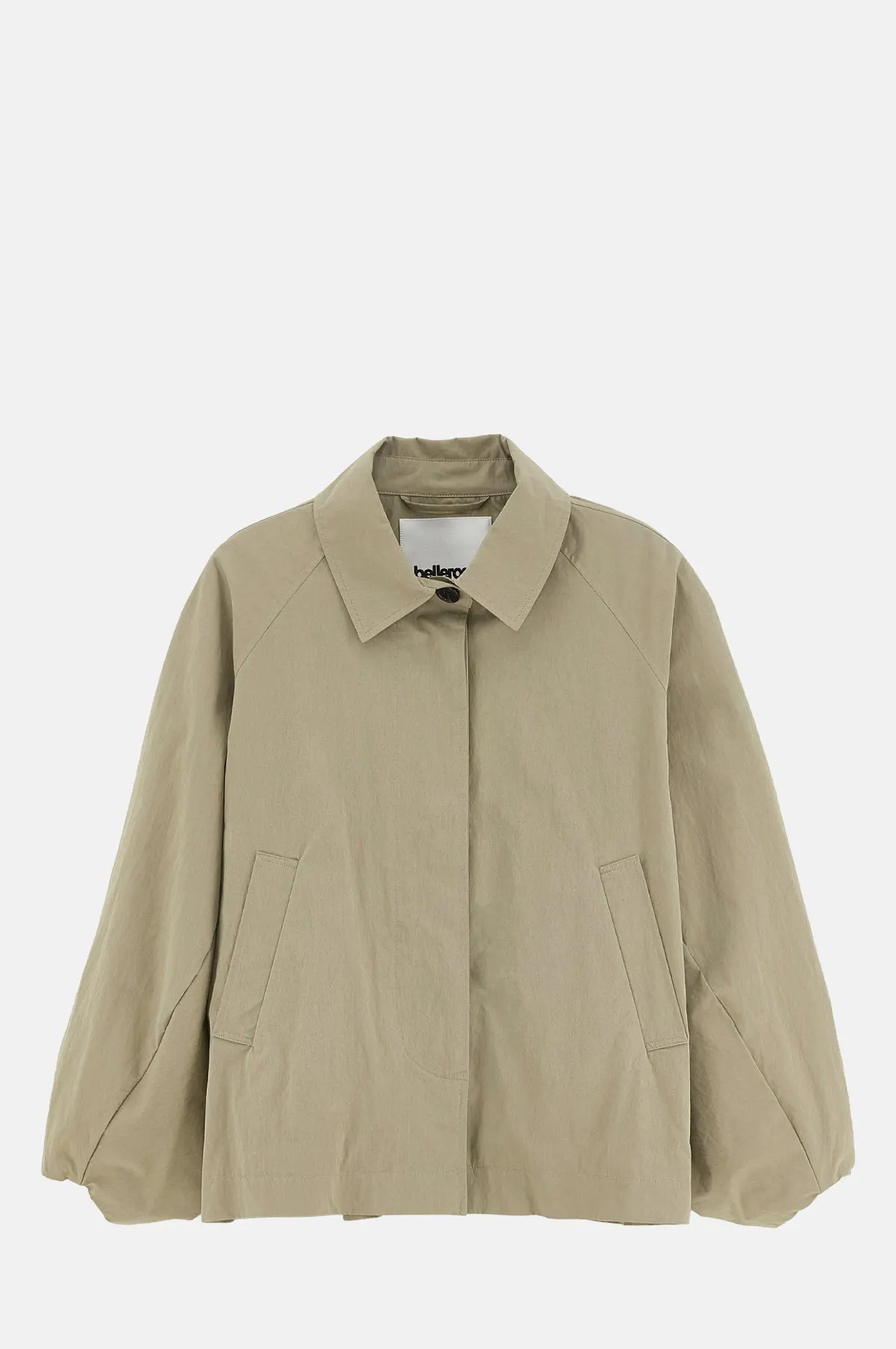 Mackintosh Style Batwing Sleeve Short Jacket - OEM