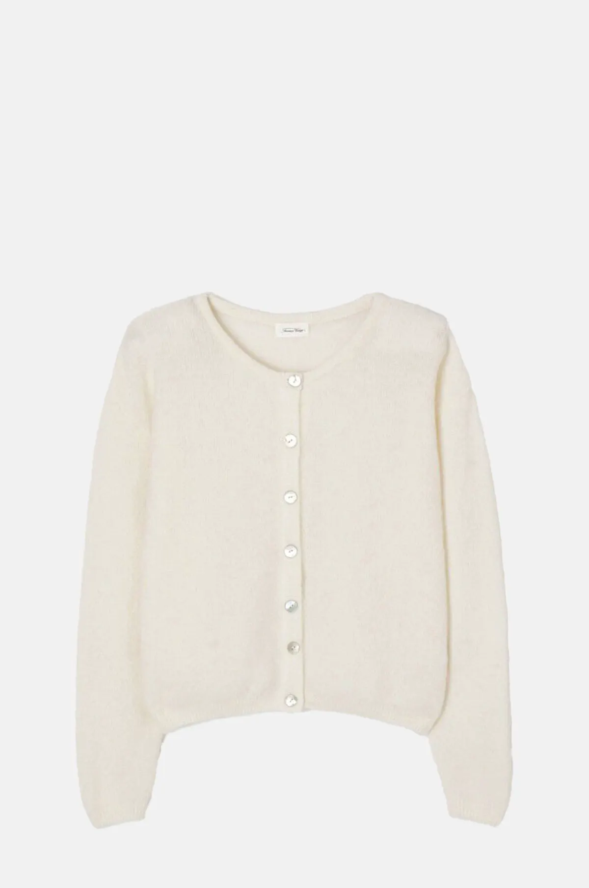 White Alpaca Blend Cardigan - OEM