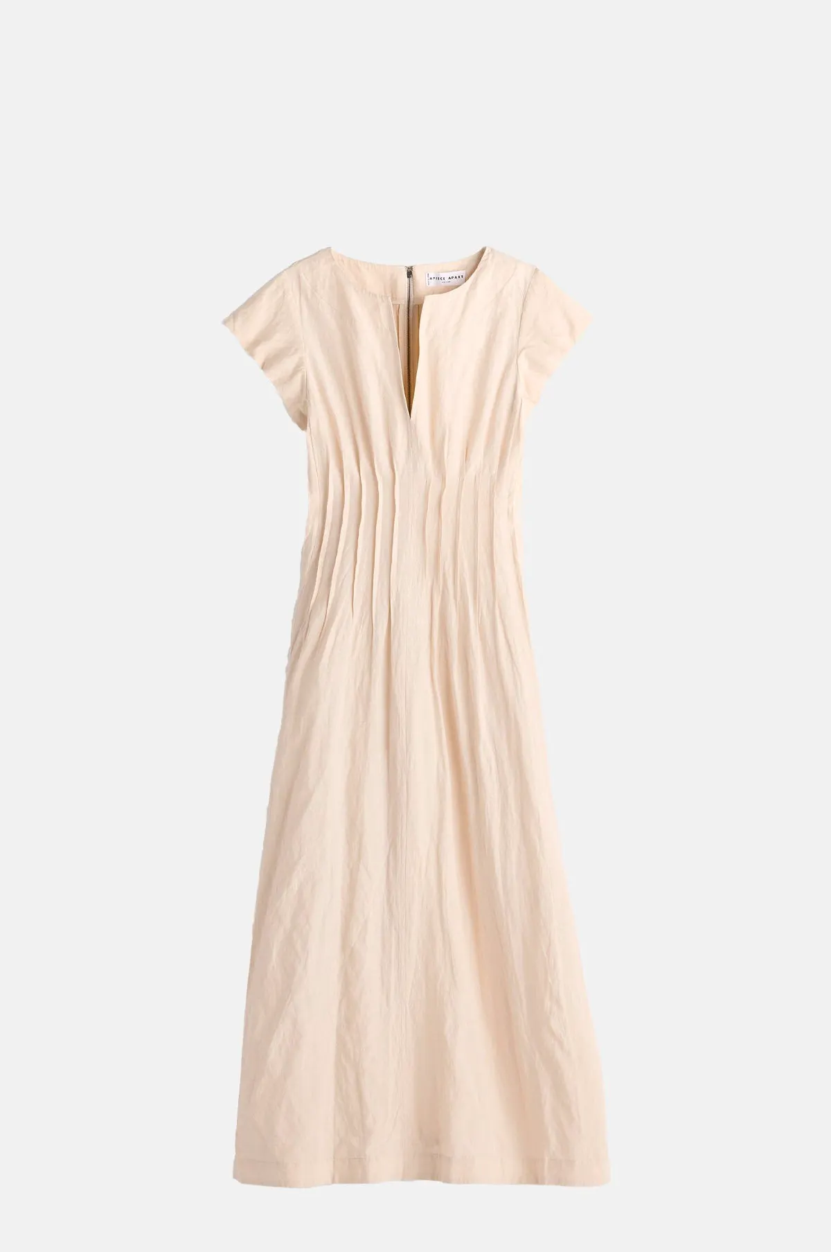 Pintuck Crinkle Metallic Maxi Dress - OEM