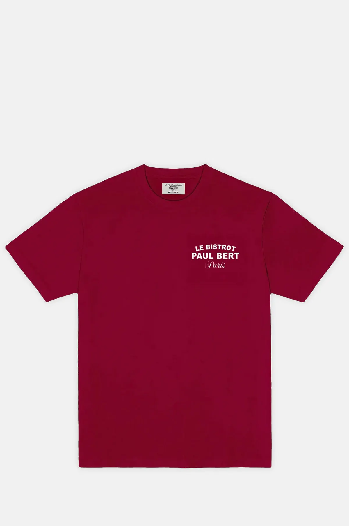 Bordeaux Graphic Print T-Shirt - OEM
