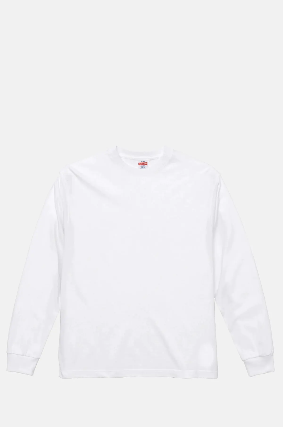 Heavyweight Long Sleeve Cotton Tee White - OEM