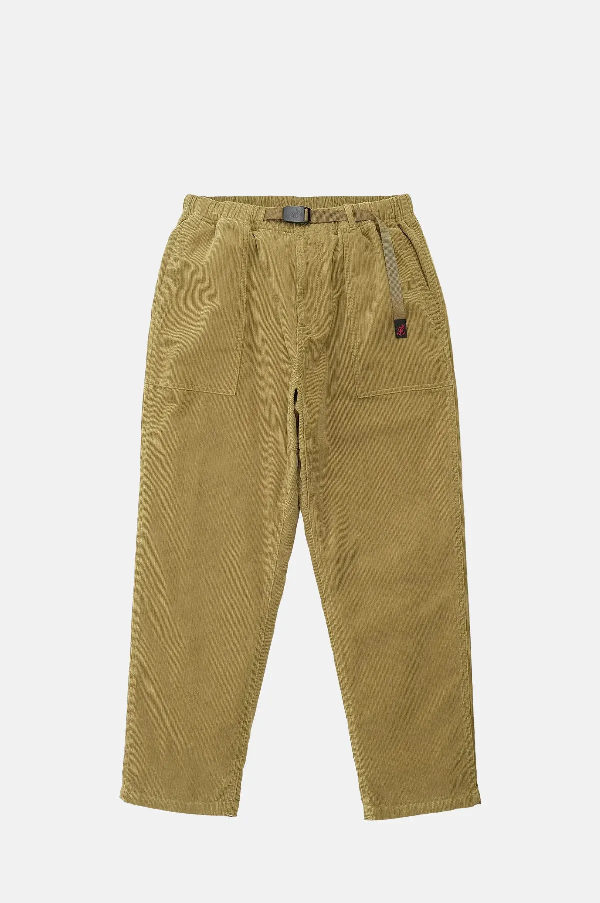 10 Wale Cotton Corduroy Loose Tapered Trouser Tan - OEM