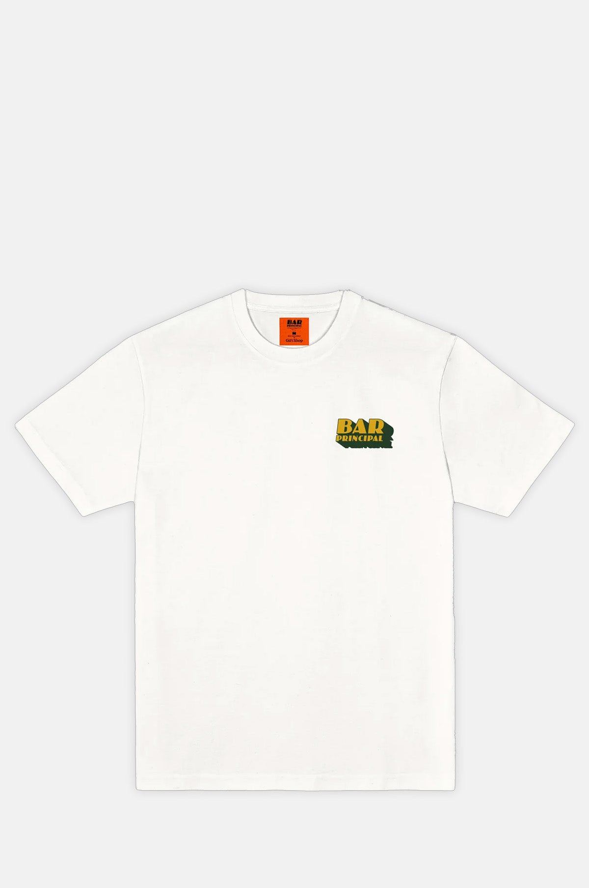 Cotton Crew Neck Tee with Chest and Back Print - OEM