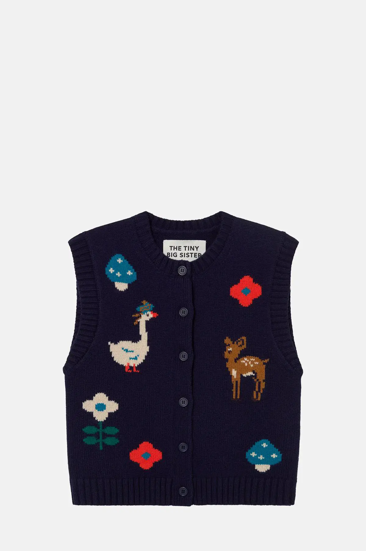 Merino Wool Knitted Vest - OEM