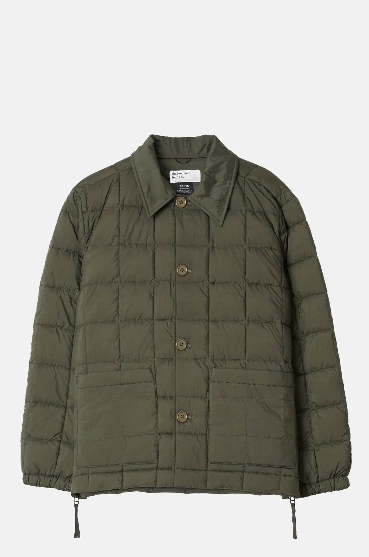 Lightweight Nylon Down Jacket with Point Collar - OEM