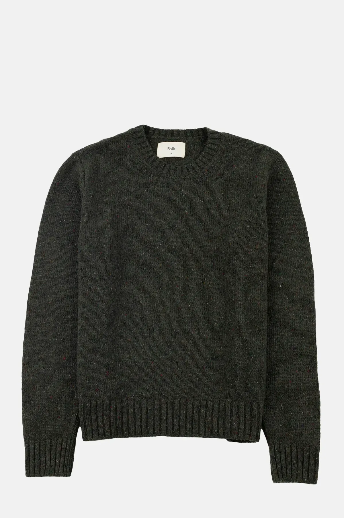 Wool Blend Raglan Ribbed Crew Neck Jumper - OEM