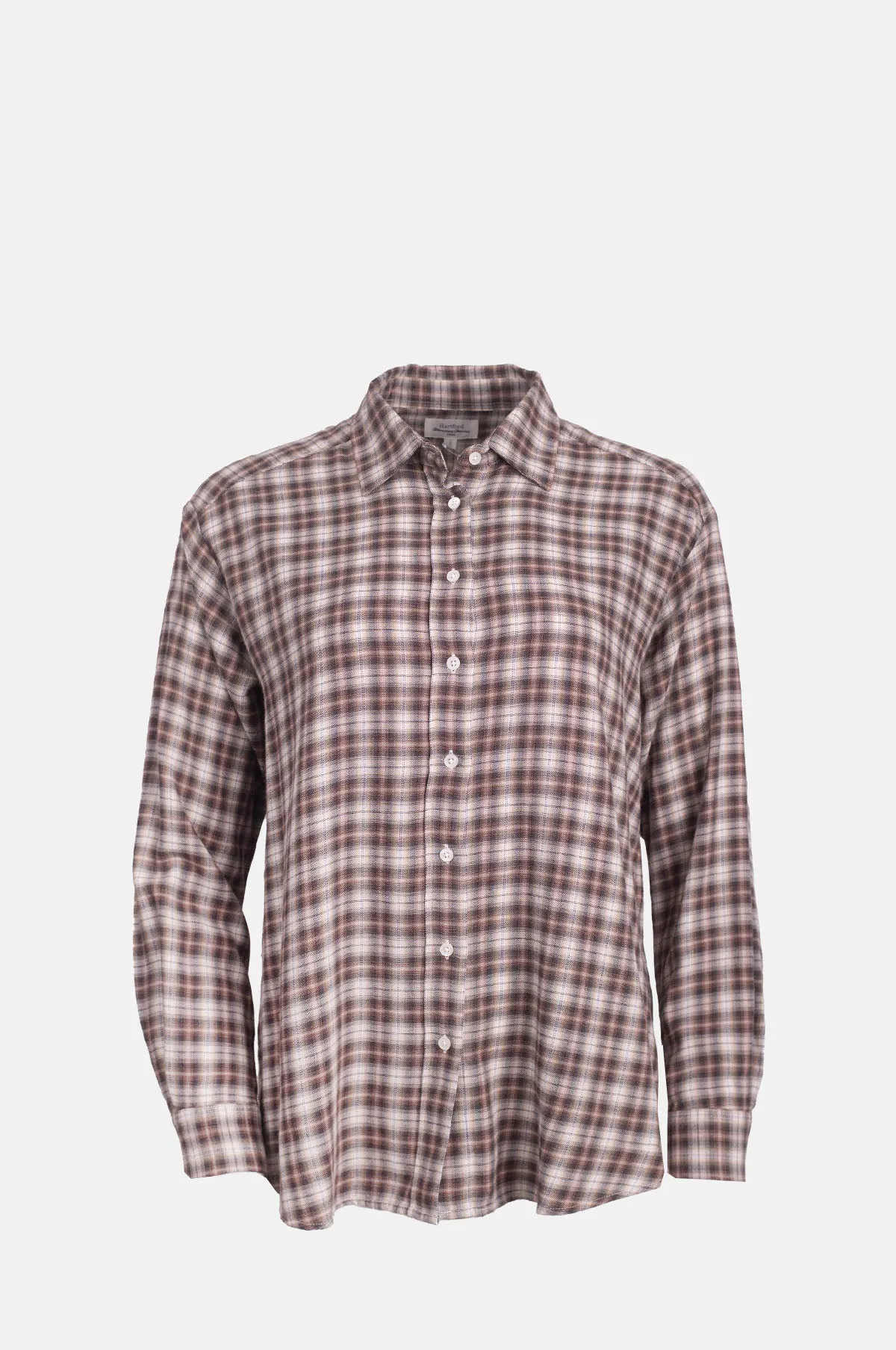 Relaxed Viscose Cotton Check Shirt - OEM