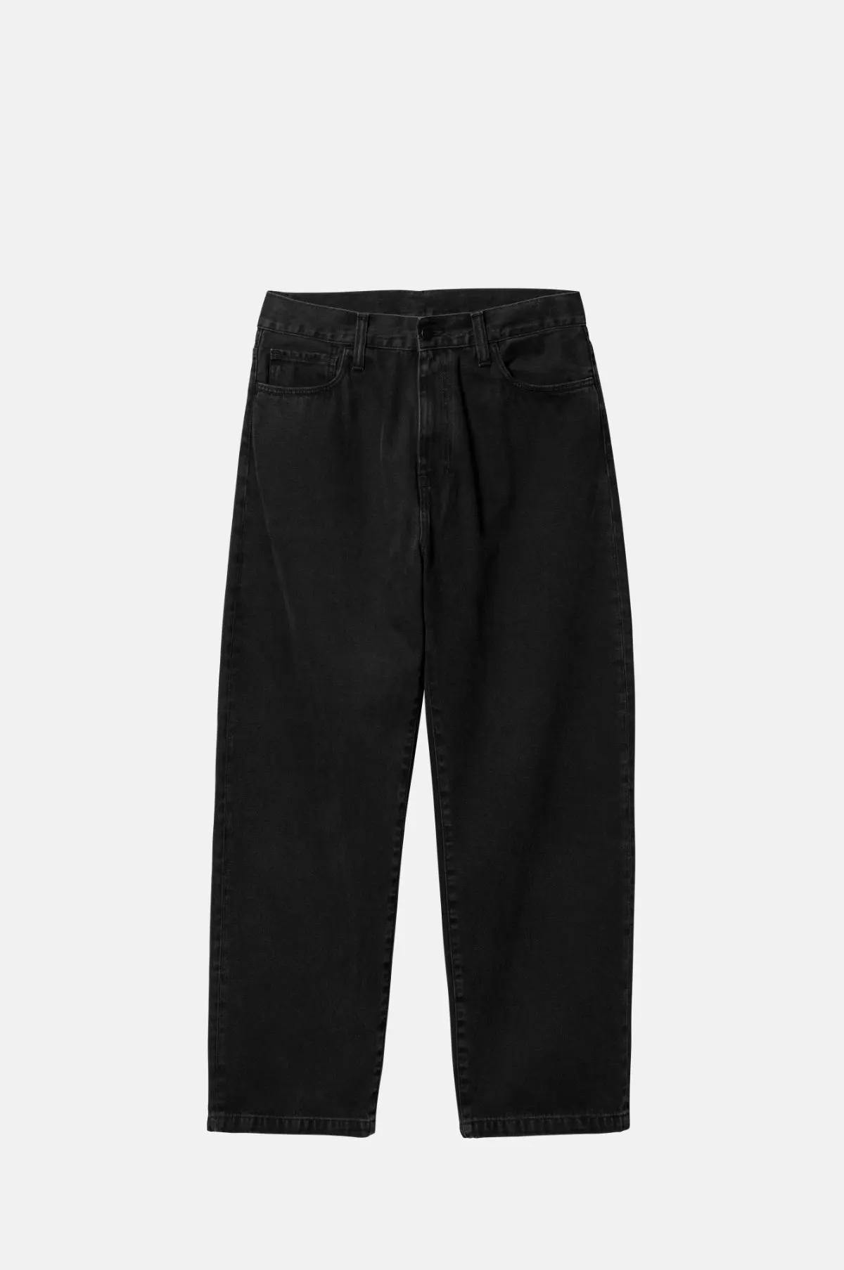 Black Stone Wash Loose Tapered Jean - OEM